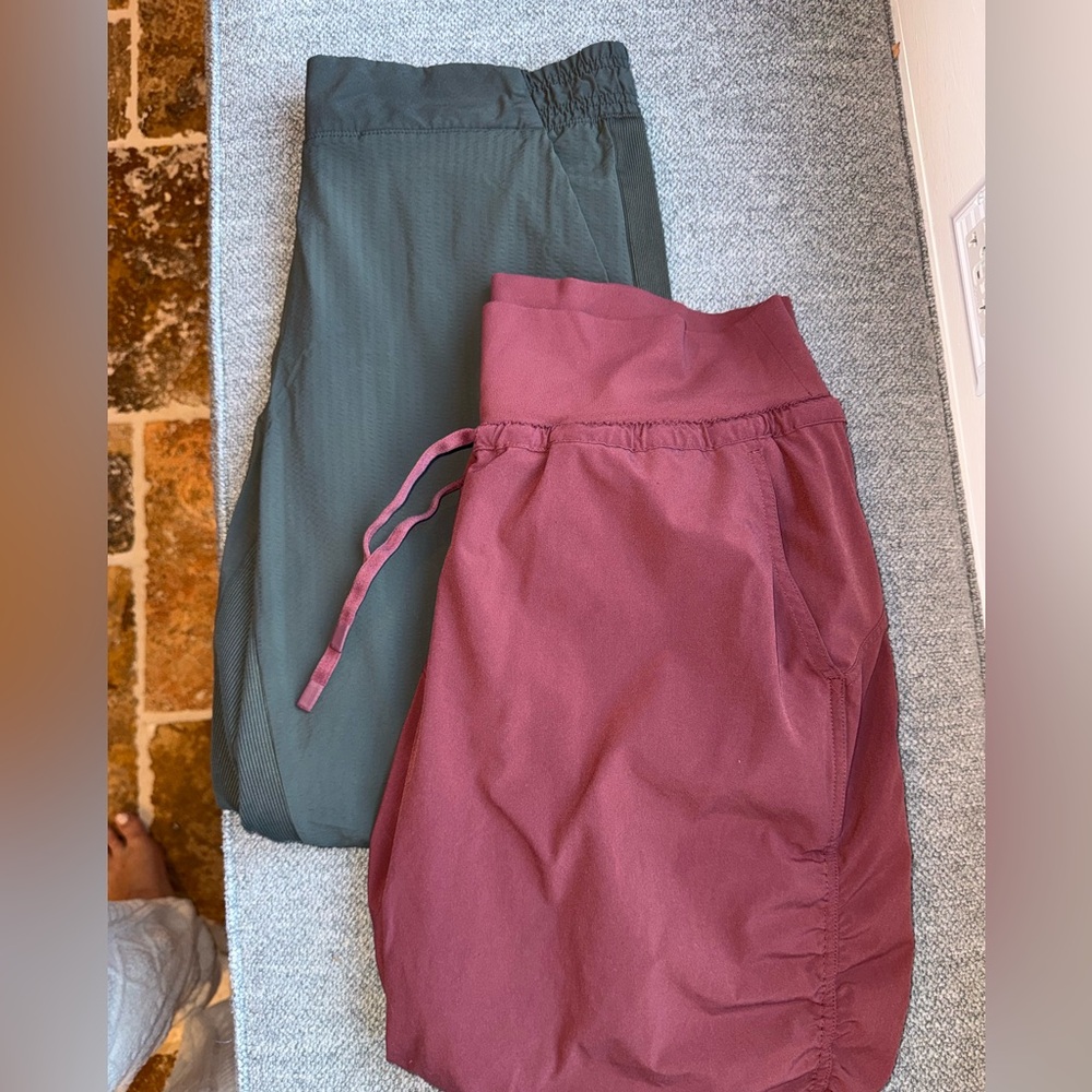 2for1 Athleta Petite 10P Jogger Bundle Attitude Lined + Brooklyn NWOT💚🩷🧘‍♀️